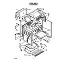 Whirlpool SF365BEXW0 oven diagram