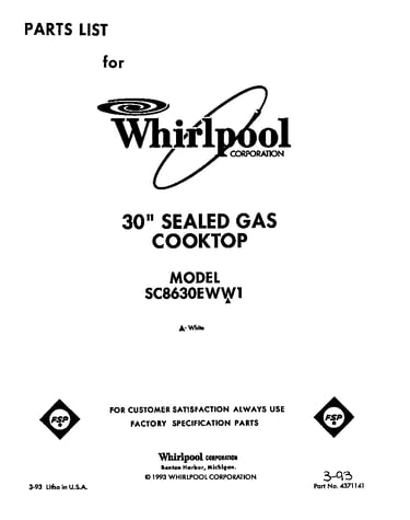 Cover page-text only