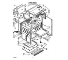 Whirlpool SF386PEWW2 oven diagram
