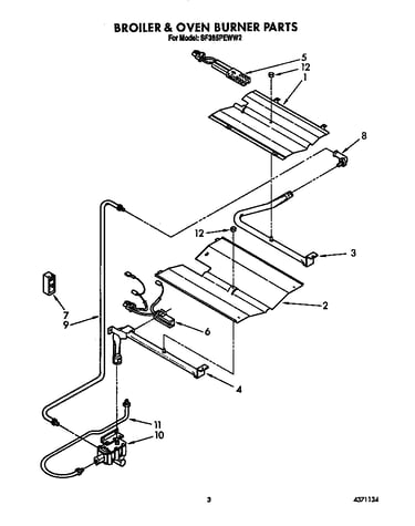 Broiler and oven burner