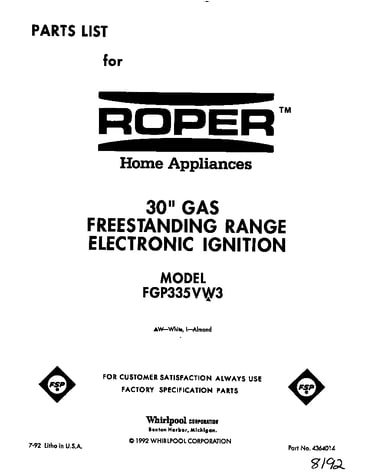 Front cover