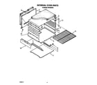 Roper FGP335VW3 internal oven diagram