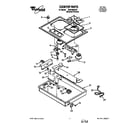 Whirlpool SC8100XAH0 replacement parts diagram