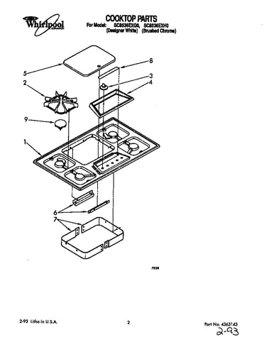Cooktop parts