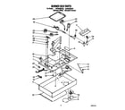 Whirlpool SC8536EXQ0 burner box parts diagram