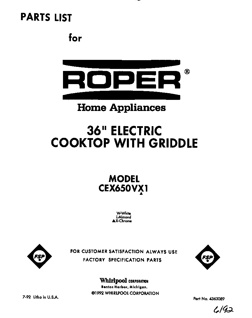 Cover page