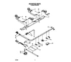 Roper FGP355VW3 manifold diagram