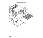 Roper FGP355VW3 internal oven diagram