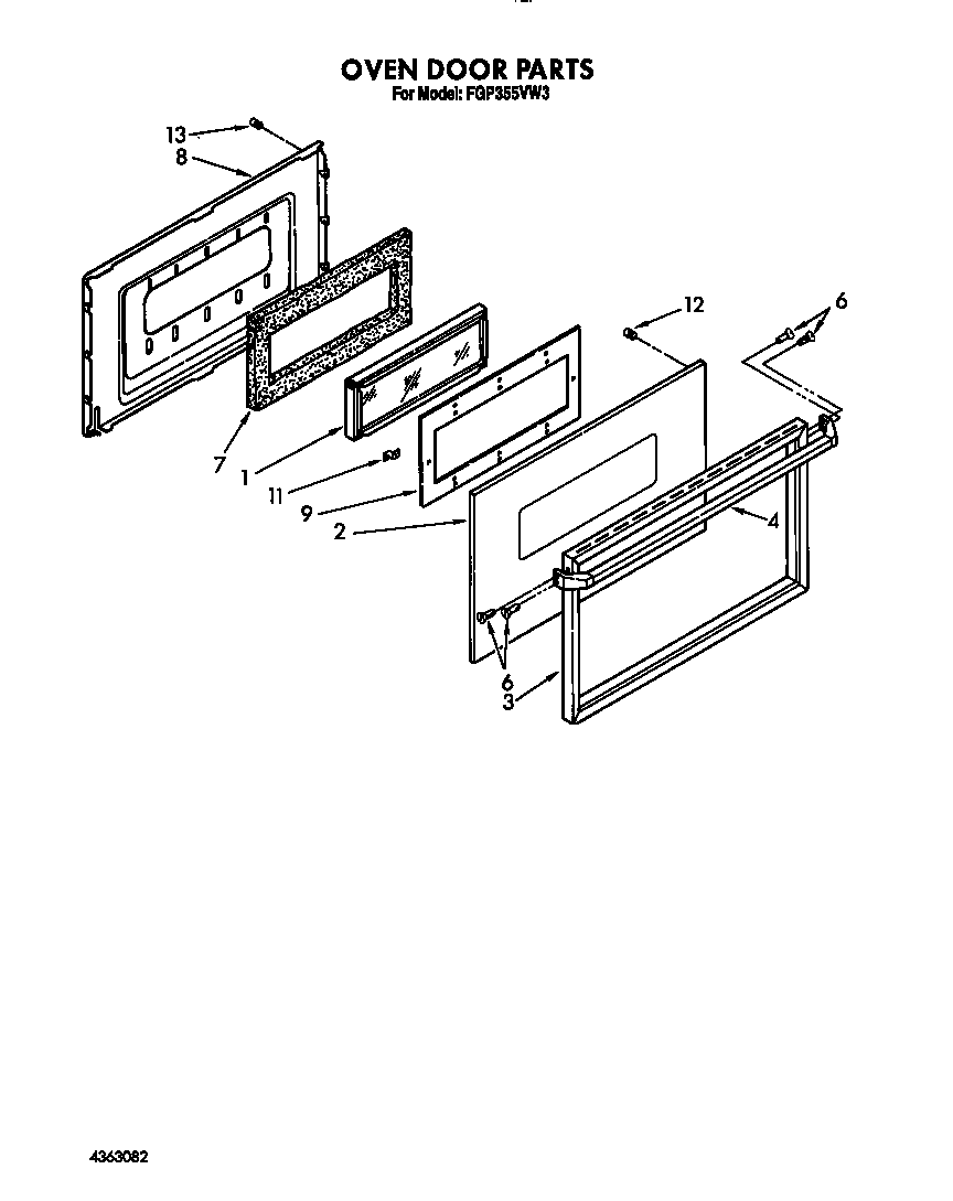 Oven door