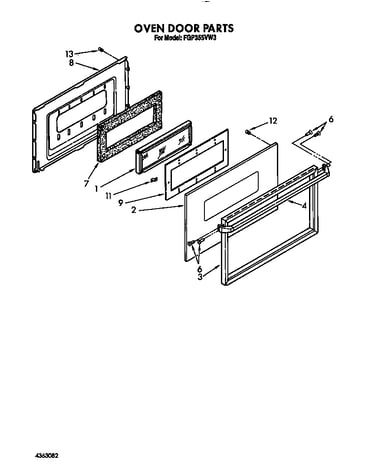 Oven door