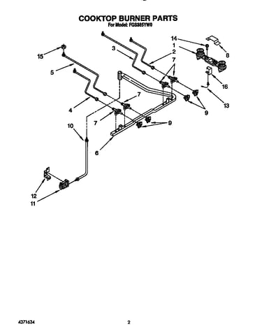 Cooktop burner