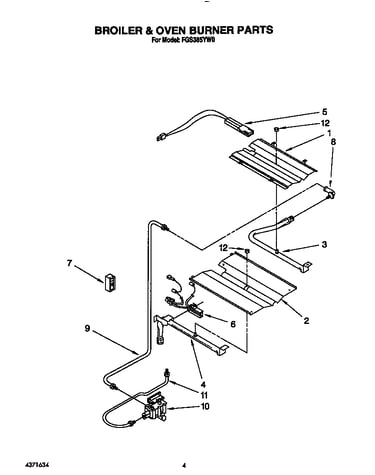 Broiler & oven burner