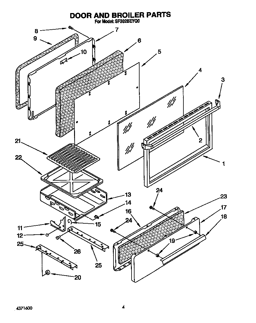 Door and broiler