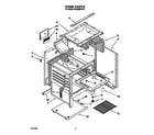 Whirlpool SF304BSYW0 oven diagram
