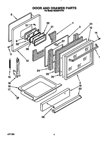 Door and drawer