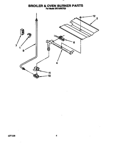 Broiler & oven burner