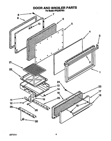 Door and broiler