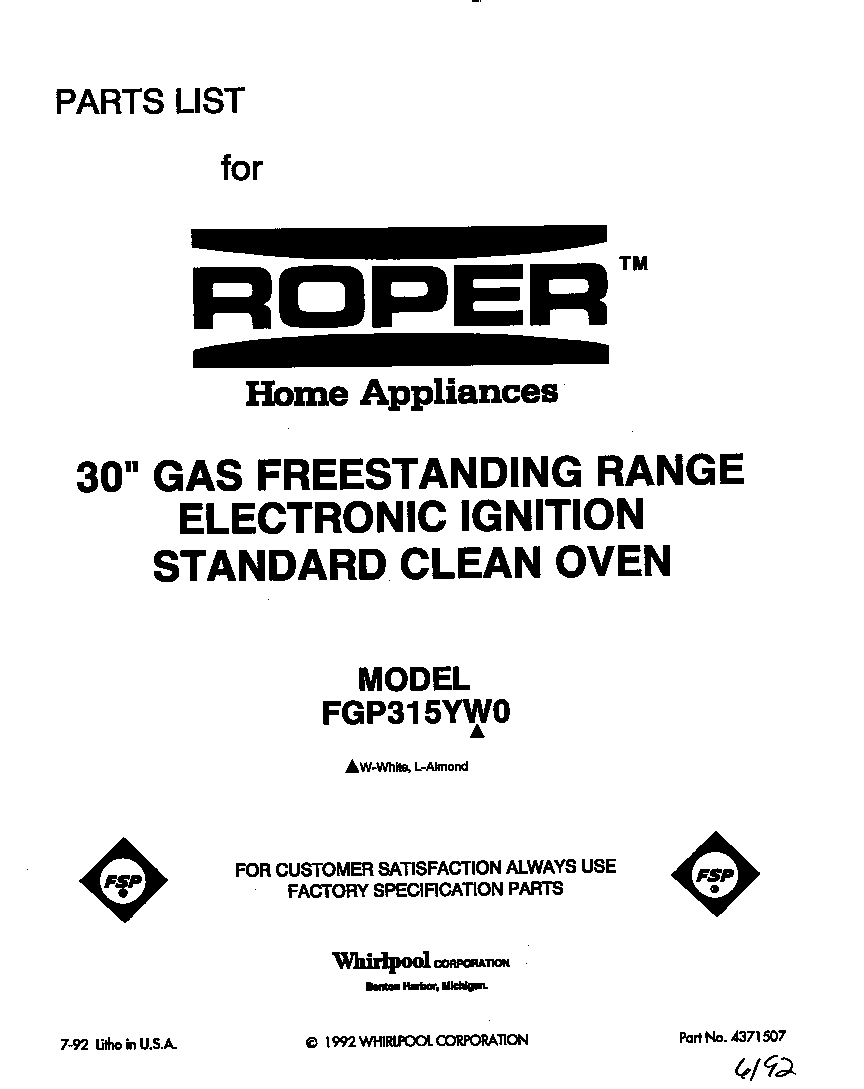 Front cover