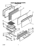 Door and broiler