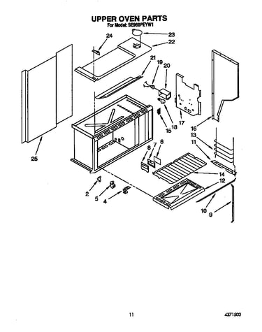 Upper oven