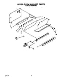 Upper oven support