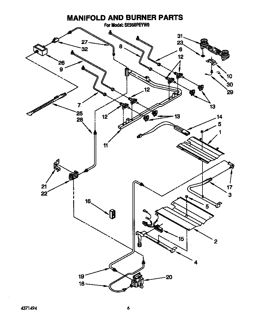 Manifold and burner