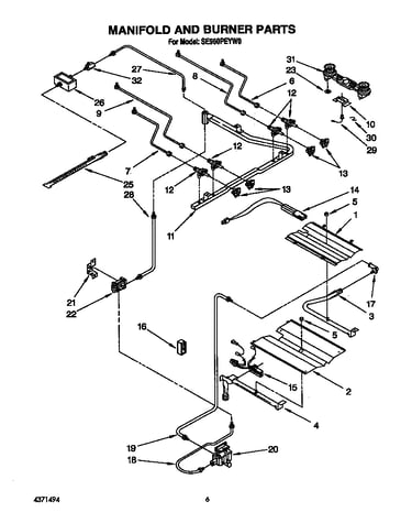 Manifold and burner