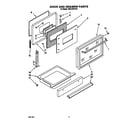 Whirlpool RS313PXYH0 door and drawer diagram