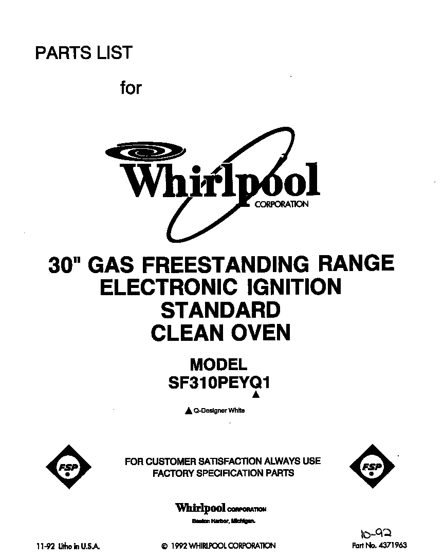 Front cover