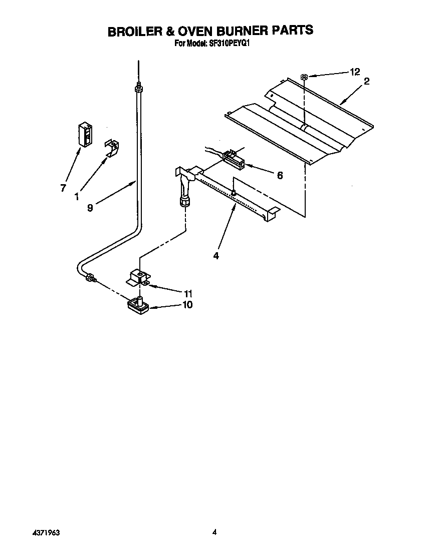 BROILER AND OVEN BURNER