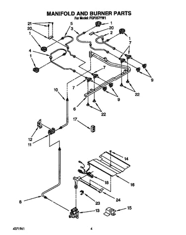 Manifold and burner