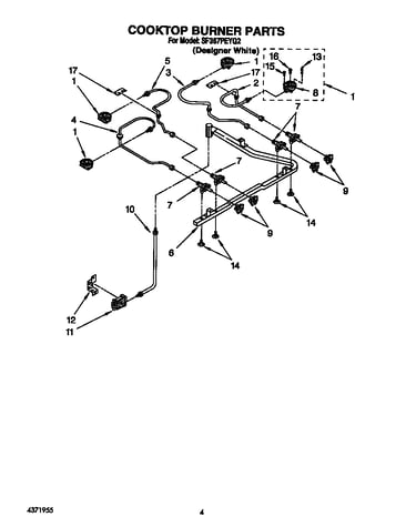 Cooktop burner