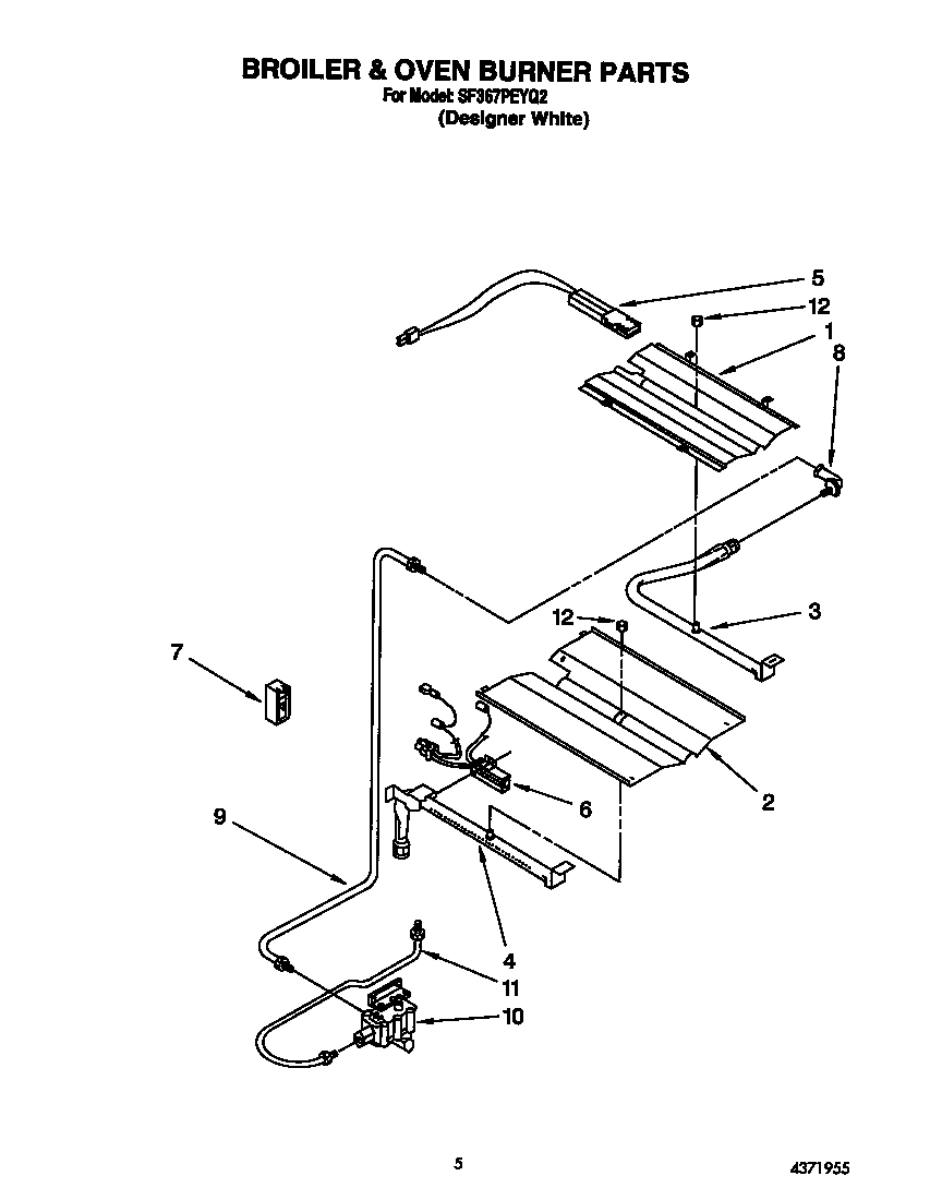 BROILER AND OVEN BURNER