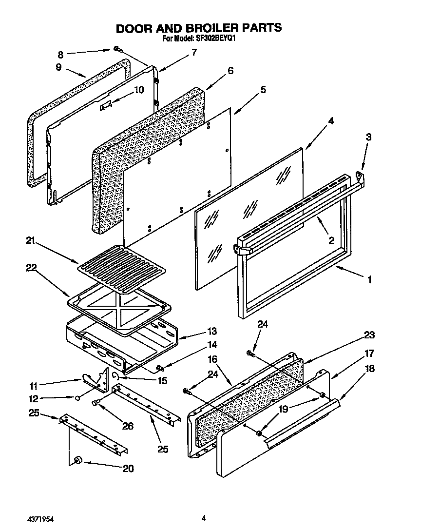 Door and broiler