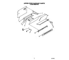 Whirlpool RM980PXYW0 upper oven support diagram