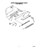 Upper oven support