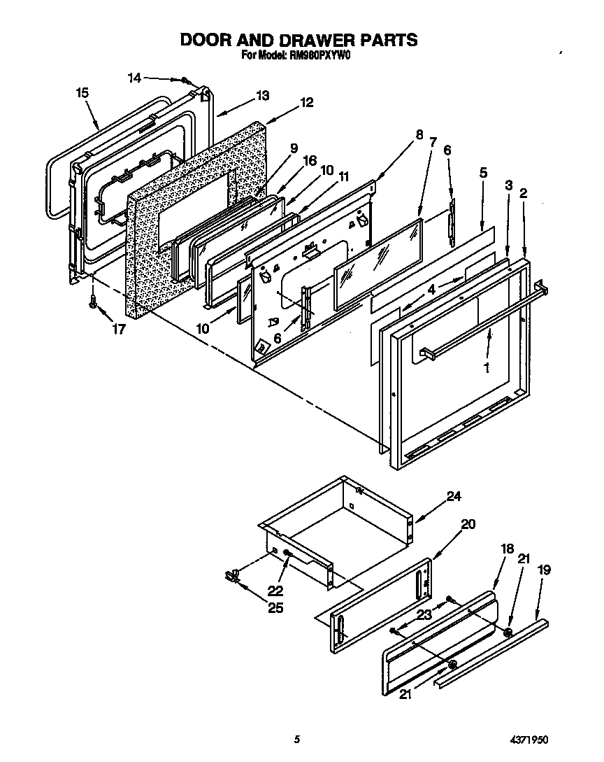 Door and drawer