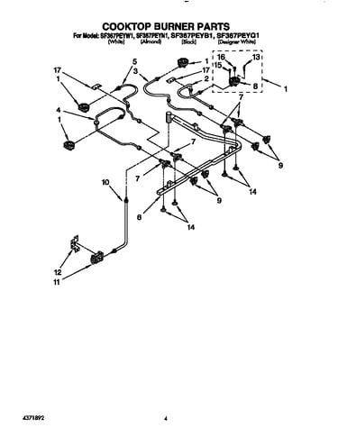 Cooktop burner