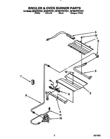 Broiler & oven burner