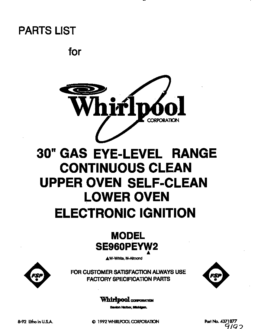 Front cover