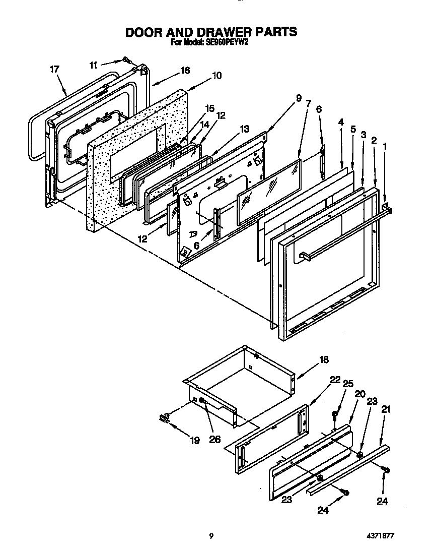 Door and drawer
