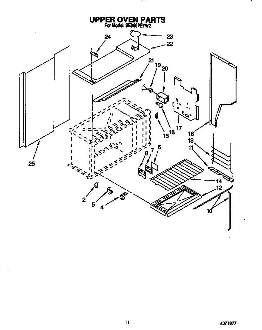 Upper oven
