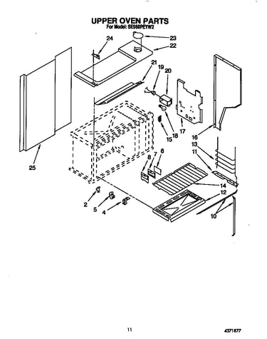 Upper oven