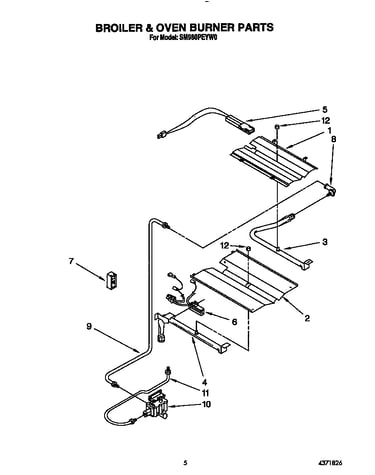 Broiler and oven burner