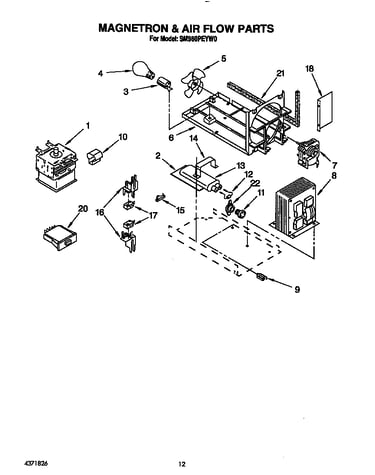 Magnetron and airflow