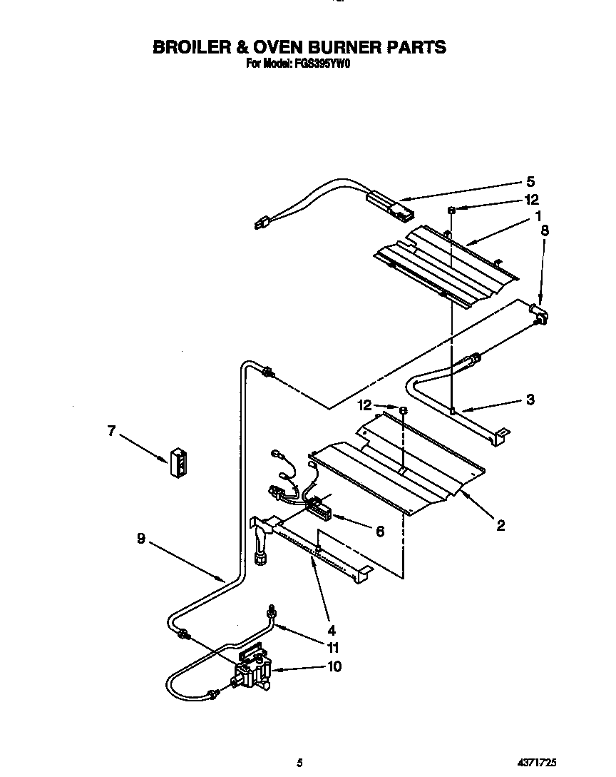 BROILER AND OVEN BURNER