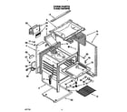 Whirlpool TGR51W0YW0 oven diagram