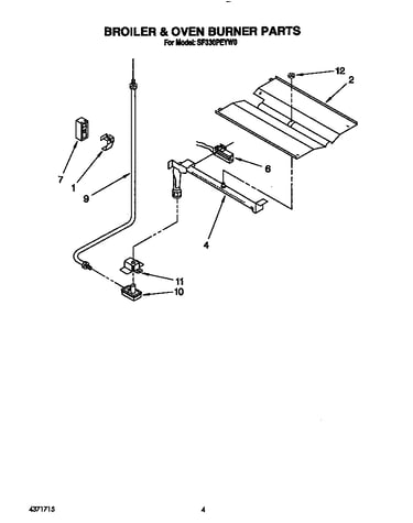 Broiler and oven burner