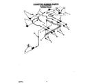 Whirlpool SF367PEYQ0 cooktop burner diagram