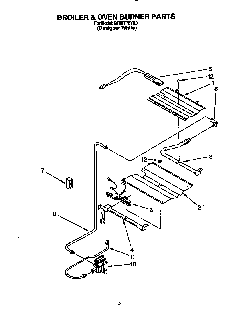Broiler and oven burner